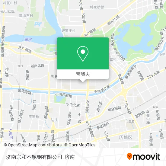 济南宗和不锈钢有限公司地图