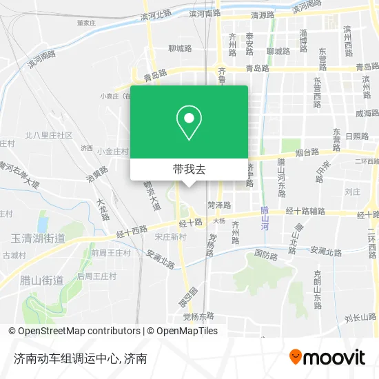 济南动车组调运中心地图