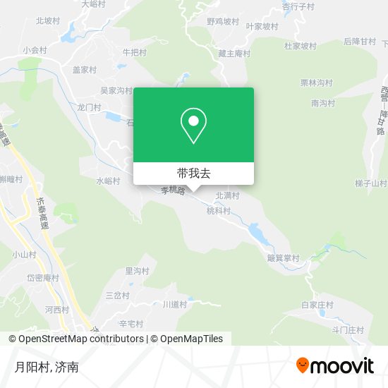月阳村地图