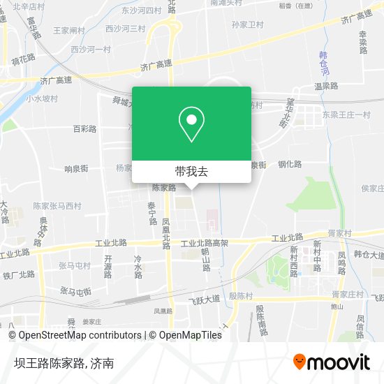 坝王路陈家路地图