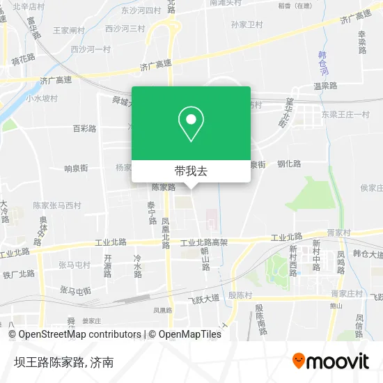 坝王路陈家路地图
