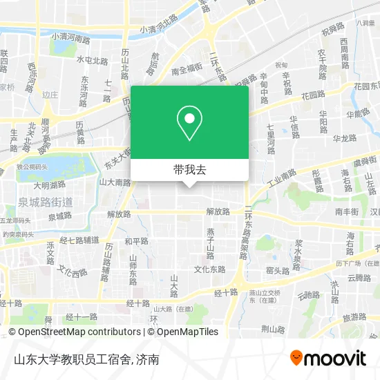 山东大学教职员工宿舍地图