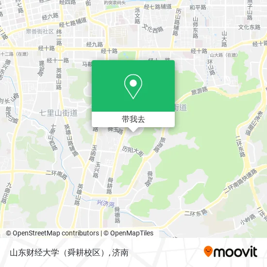 山东财经大学（舜耕校区）地图