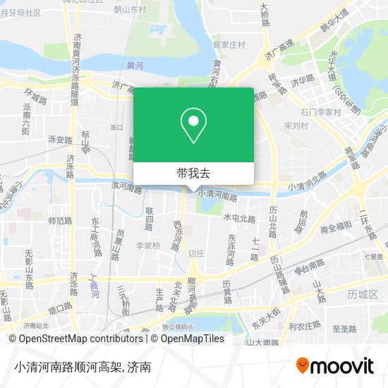 小清河南路顺河高架地图