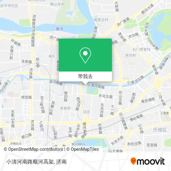 小清河南路顺河高架地图
