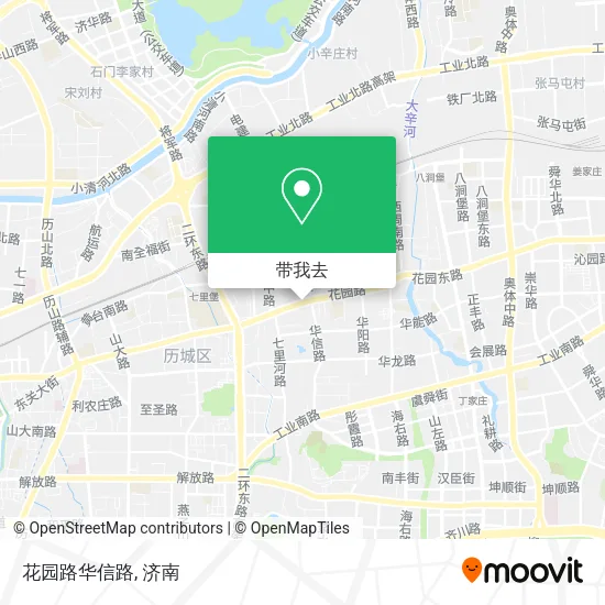 花园路华信路地图