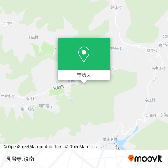 灵岩寺地图