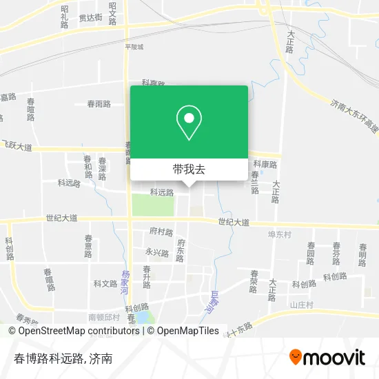 春博路科远路地图