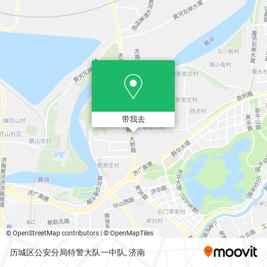 历城区公安分局特警大队一中队地图