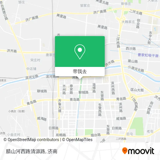 腊山河西路清源路地图