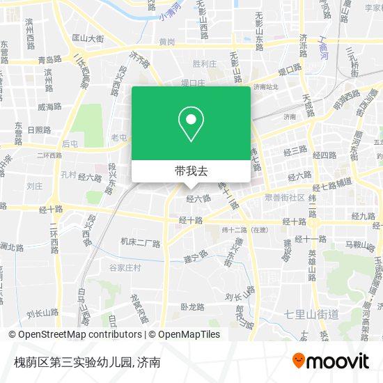 槐荫区第三实验幼儿园地图