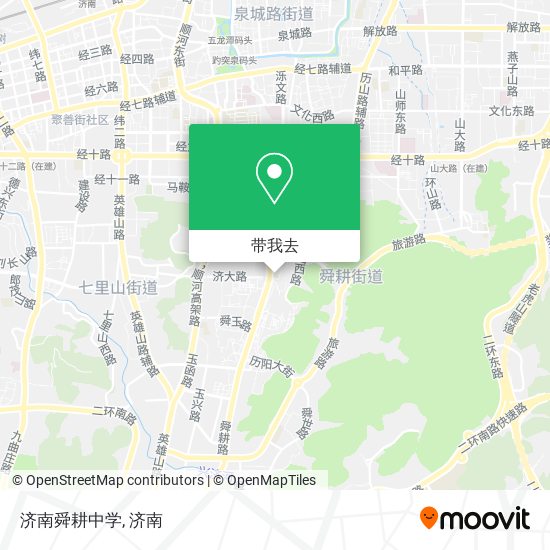 济南舜耕中学地图