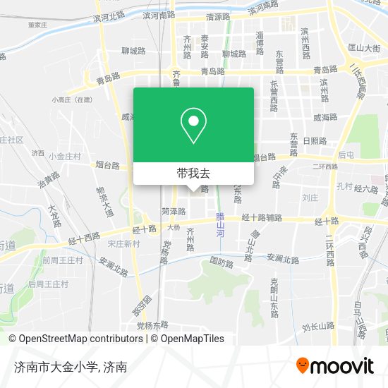济南市大金小学地图