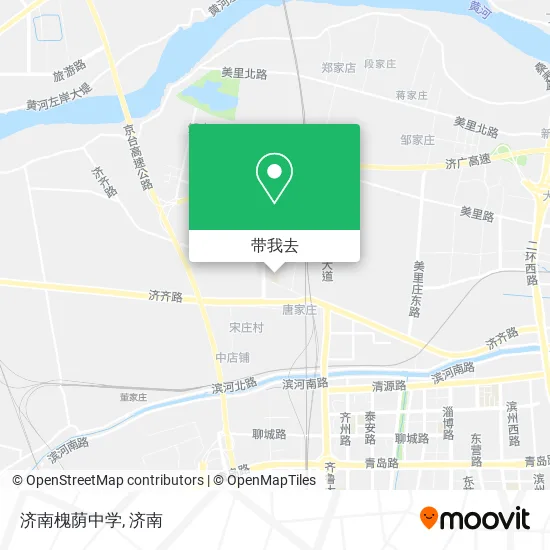 济南槐荫中学地图