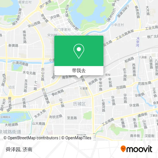 舜泽园地图
