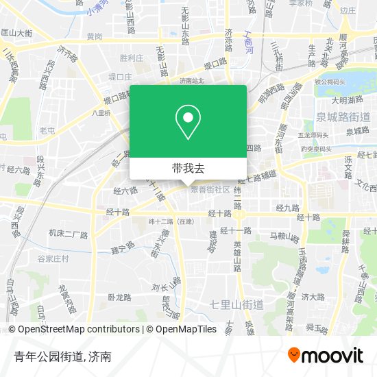 青年公园街道地图