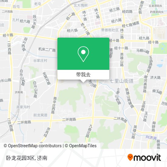卧龙花园3区地图