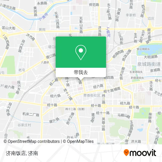 济南饭店地图