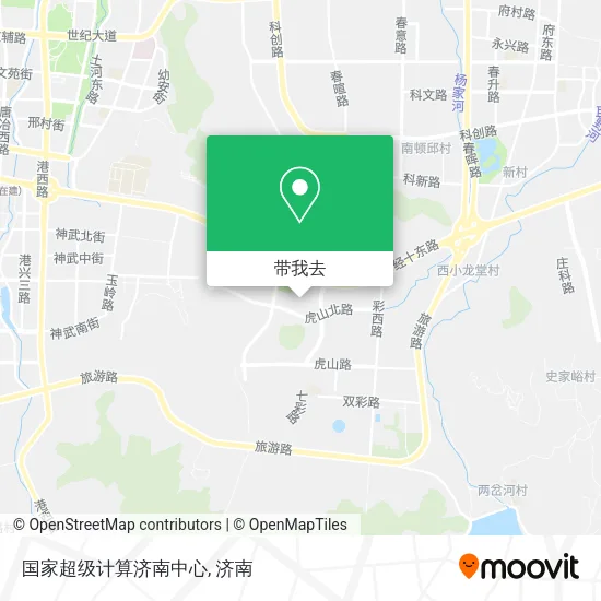 国家超级计算济南中心地图