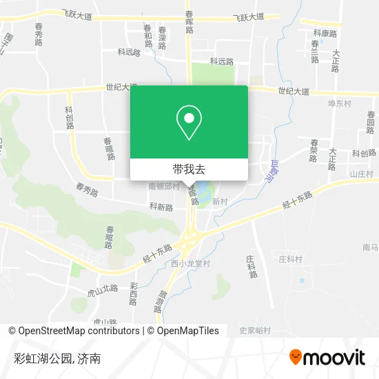 彩虹湖公园地图