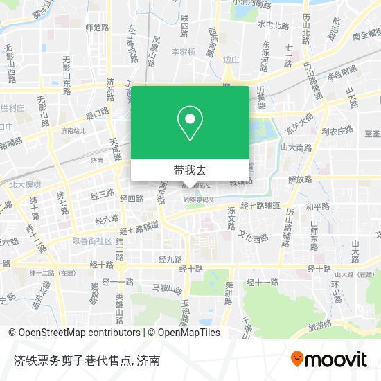 济铁票务剪子巷代售点地图