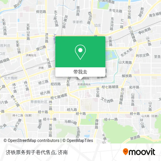 济铁票务剪子巷代售点地图