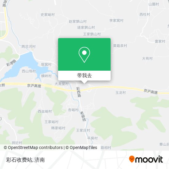彩石收费站地图