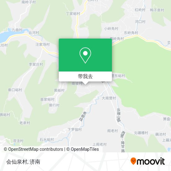 会仙泉村地图