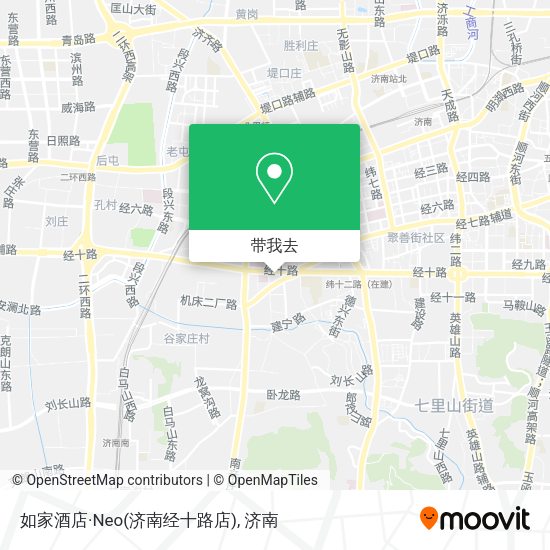 如家酒店·Neo(济南经十路店)地图