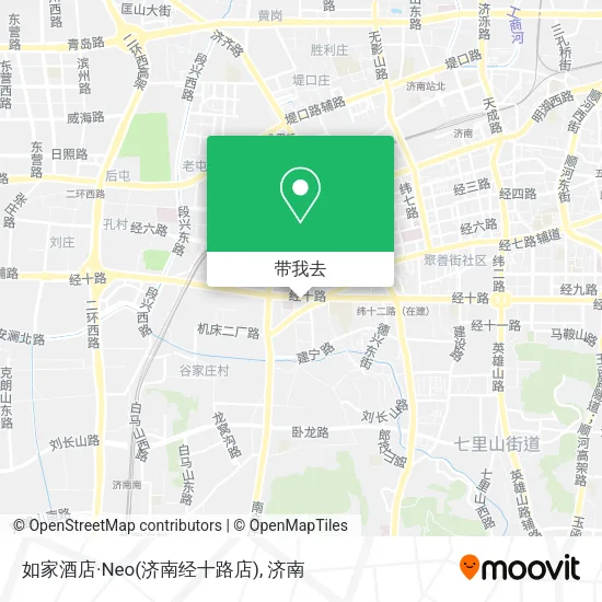 如家酒店·Neo(济南经十路店)地图