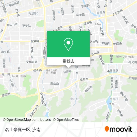 名士豪庭一区地图