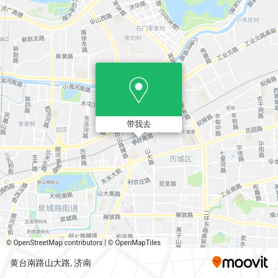 黄台南路山大路地图