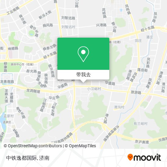 中铁逸都国际地图
