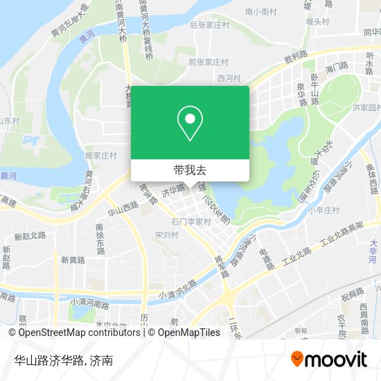 华山路济华路地图
