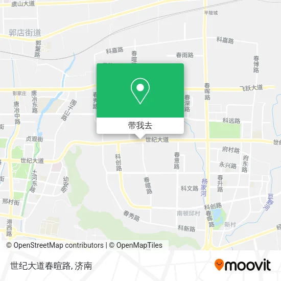 世纪大道春暄路地图