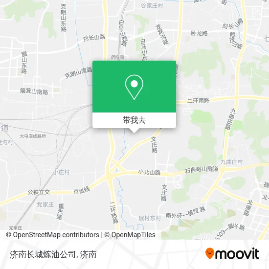 济南长城炼油公司地图