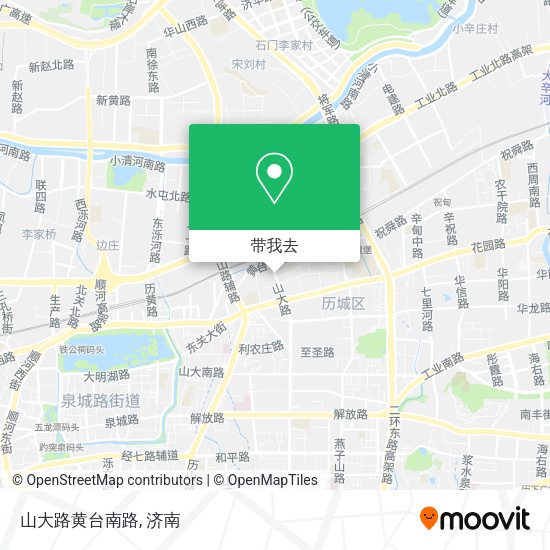 山大路黄台南路地图