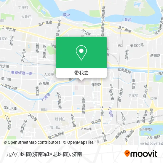 九六〇医院(济南军区总医院)地图