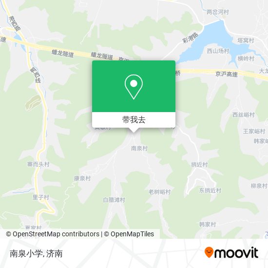 南泉小学地图