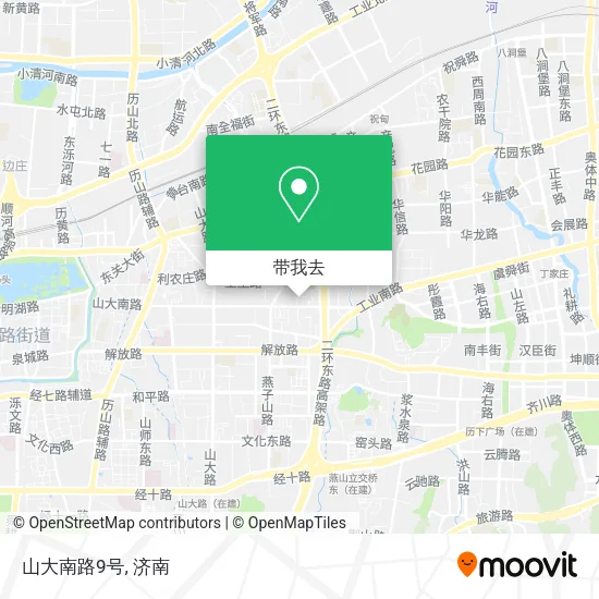 山大南路9号地图