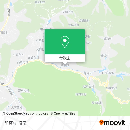 坔窝村地图