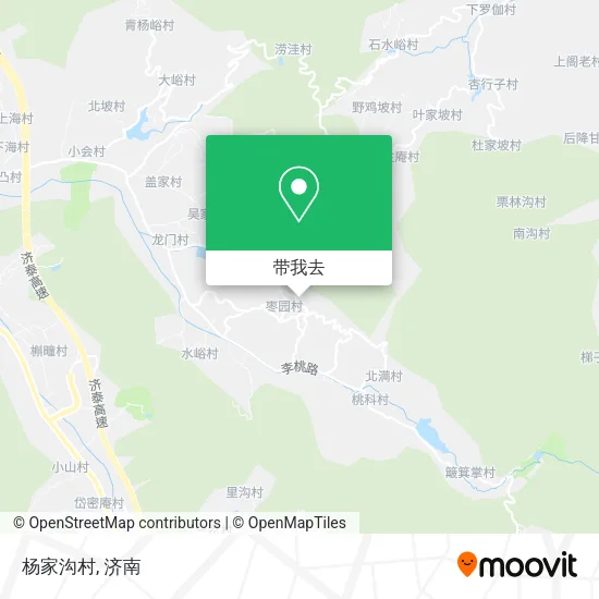 杨家沟村地图