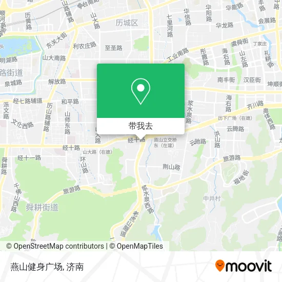 燕山健身广场地图