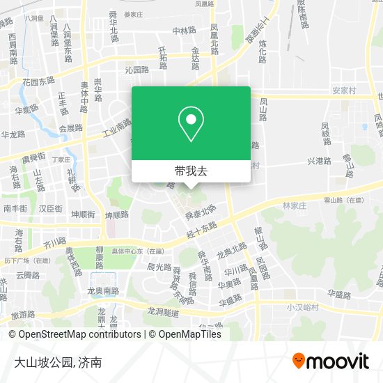 大山坡公园地图