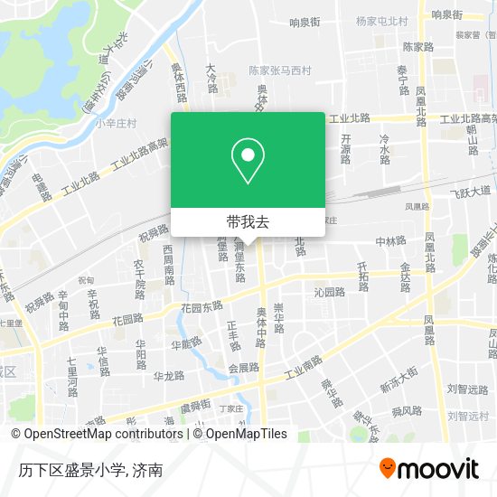 历下区盛景小学地图