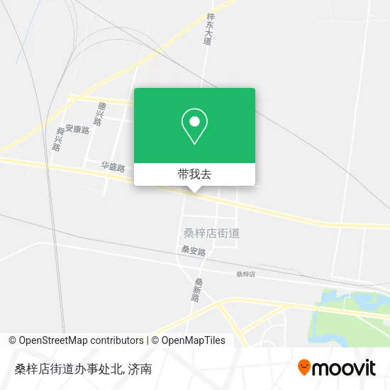 桑梓店街道办事处北地图