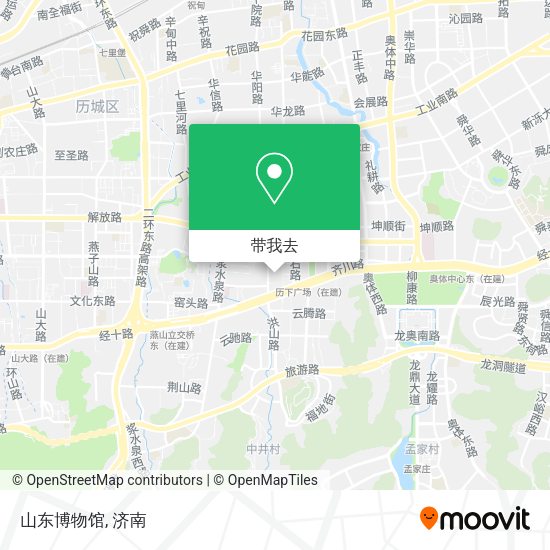 山东博物馆地图