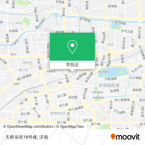 天桥东街18号楼地图