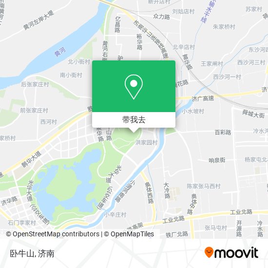 卧牛山地图