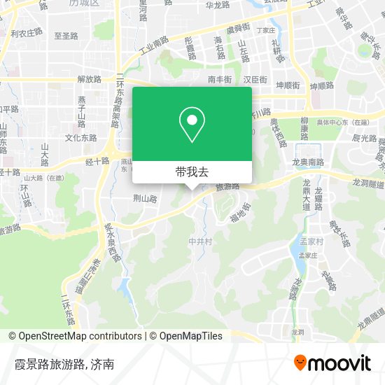 霞景路旅游路地图